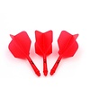 CUESOUL Cuesoul - Tero Flight System AK5 Rost Big Wing - Red - Dart Flights