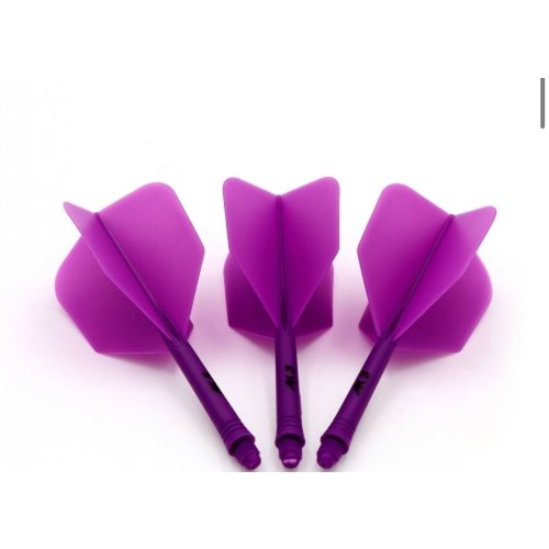 CUESOUL Cuesoul - Tero Flight System AK5 Rost Big Wing - Purple - Dart Flights