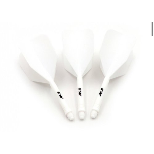 CUESOUL Cuesoul - Tero Flight System AK5 Rost Big Wing - White - Dart Flights