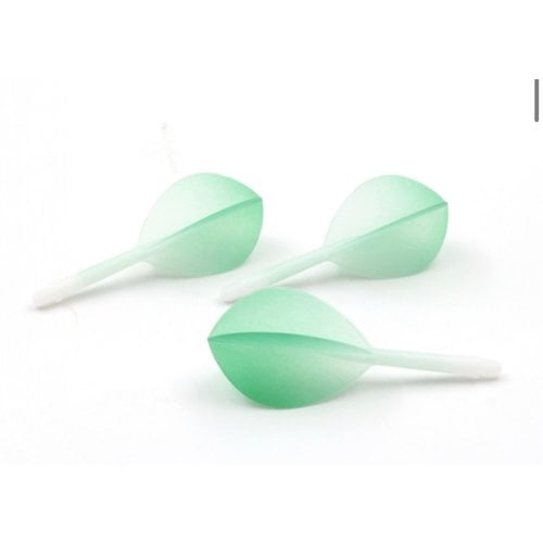 CUESOUL Cuesoul - Tero Flight System AK5 Rost Teardrop - Gradient Light Green - Dart Flights