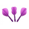 CUESOUL Cuesoul - Tero Flight System AK5 Rost Teardrop - Purple - Dart Flights