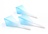 Cuesoul - Tero Flight System AK5 Rost Diamond - Gradient Blue - Dart Flights