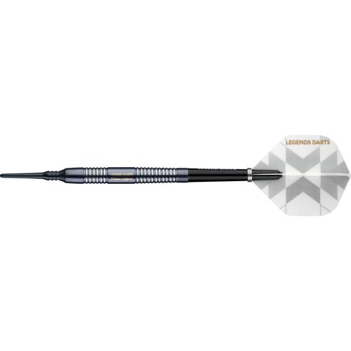 Legend Darts Legend Darts Mensur Suljovic 90% Black Soft Tip - Dartpijlen