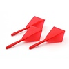 CUESOUL Cuesoul - Tero Flight System AK5 Rost Diamond - Red - Dart Flights