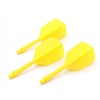 CUESOUL Cuesoul - Tero Flight System AK5 Rost Slim - Yellow - Dart Flights