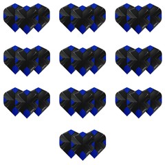 KOTO ZIZ-X NO2 Dark Blue - 10 Sets