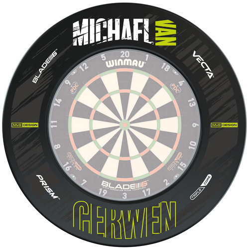 Winmau Winmau Surround MVG Retro Print - Dartbord Surround