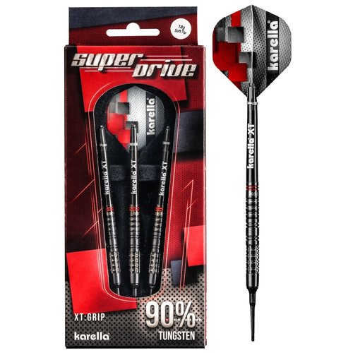 Karella Karella SuperDrive 90% Soft Tip - Dartpijlen