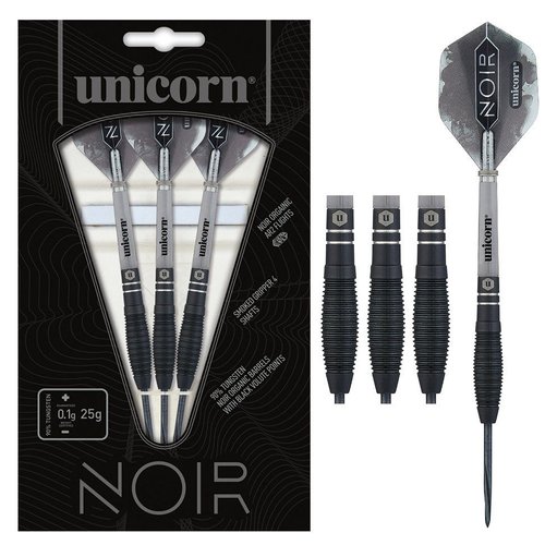 Unicorn Unicorn Noir Shape 1 90% - Dartpijlen