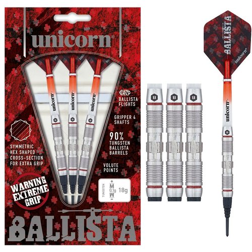 Unicorn Unicorn Ballista 2 70% Soft Tip - Dartpijlen