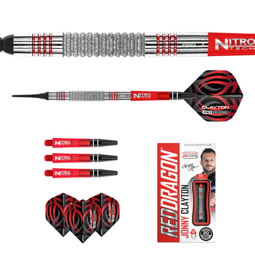 Red Dragon Red Dragon Jonny Clayton Element 90% Soft Tip - Dartpijlen