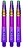 Red Dragon Nitrotech Ionic Snakebite Purple Dipped - Dart Shafts