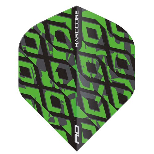 Red Dragon Red Dragon Hardcore Radical Black & Green - Dart Flights