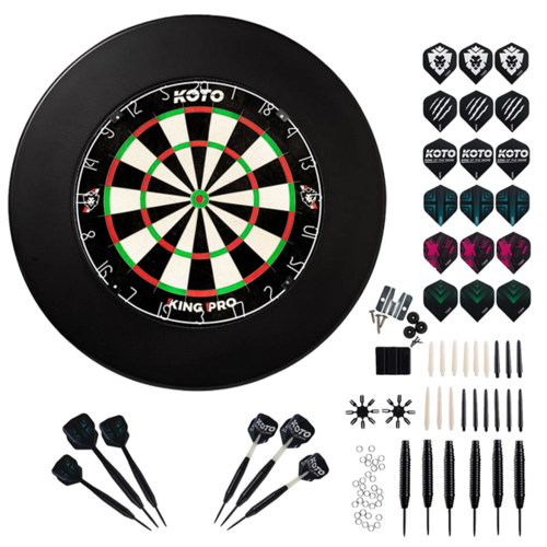 KOTO KOTO King Pro + Surround + KOTO Accessory Kit Steeltip Black 90 Pieces - Dartset