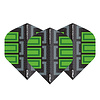 Red Dragon Red Dragon Hardcore Radical Black & Green Blocks - Dart Flights