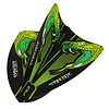Red Dragon Red Dragon Peter Wright Hardcore Snakebite Freestyle Transparent Green - Dart Flights