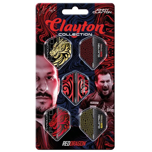 Red Dragon Red Dragon Jonny Clayton Hardcore Flight Collection - Dart Flights