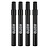 KOTO Whiteboard Marker Black 4pcs