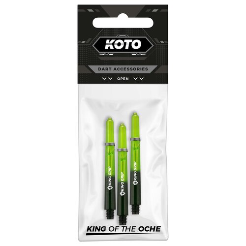 KOTO KOTO King Grip Colors Green Black - Dart Shafts