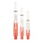 KOTO King Grip Colors Red Clear - Dart Shafts