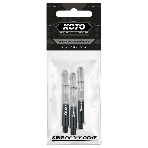 KOTO KOTO King Grip Colors Black Clear - Dart Shafts