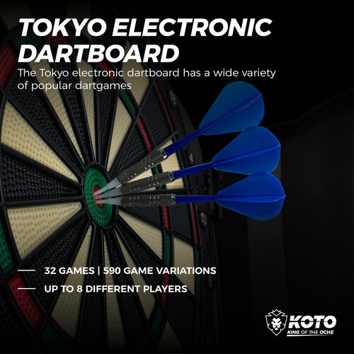 [Tweedekans] KOTO Soft Classic Cabinet Elektronisch Dartbord