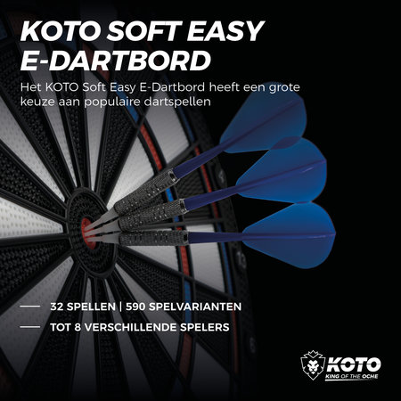 KOTO KOTO Soft Easy Elektronisch Dartbord
