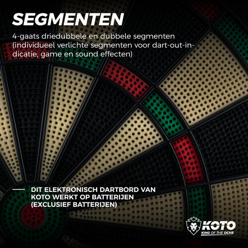 KOTO KOTO Soft Classic Cabinet Elektronisch Dartbord