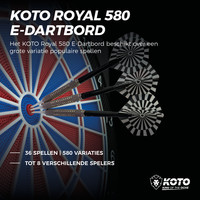 KOTO KOTO Royal 580 Elektronisch Dartbord