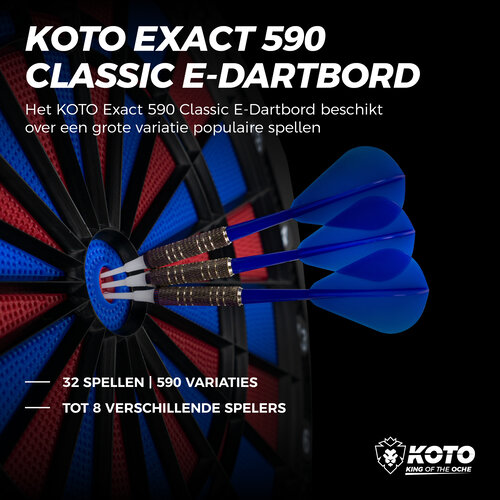 KOTO KOTO Exact 590 Classic Elektronisch Dartbord