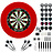 KOTO King Classic Edition + Surround + KOTO Accessory Kit Steeltip Red 90 Pieces - Dartset