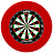 KOTO King Pro + Dartbord Surround Red - Dartset