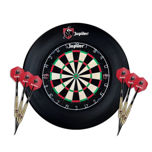 Jupiler Jupiler Dartbord + Surround + 2 Sets of Darts - Dartset