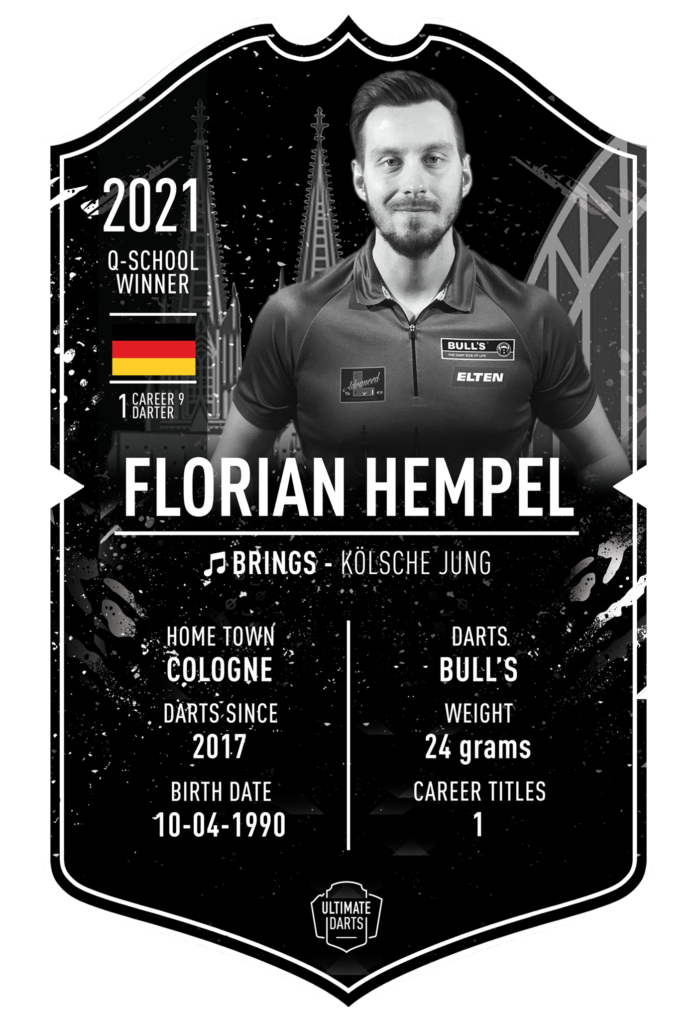 Ultimate Darts Card Florian Hempel