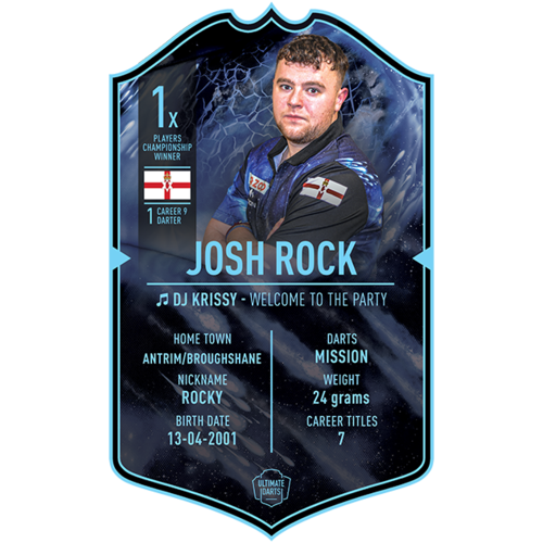 Ultimate Darts Ultimate Darts Card Josh Rock