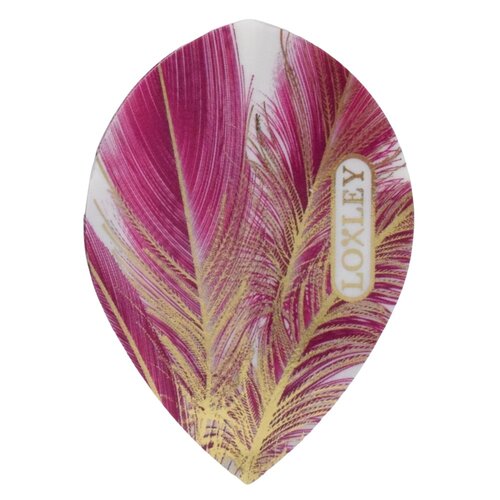 Loxley Loxley Feather Purple & Gold Pear - Dart Flights