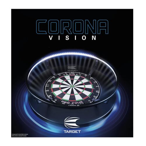 Target Target Corona Vision dartbord verlichting