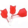 CUESOUL Cuesoul - ROST T19 Integrated Dart Flights - Big Wing - Red White