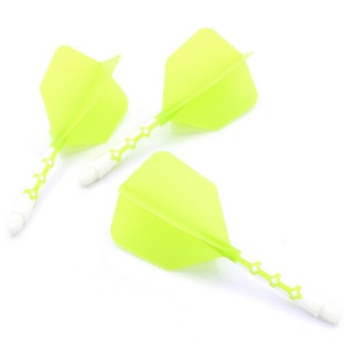 CUESOUL Cuesoul - ROST T19 Integrated Dart Flights - Big Wing - Green White