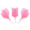 CUESOUL Cuesoul - ROST T19 Integrated Dart Flights - Big Wing - Pink Clear