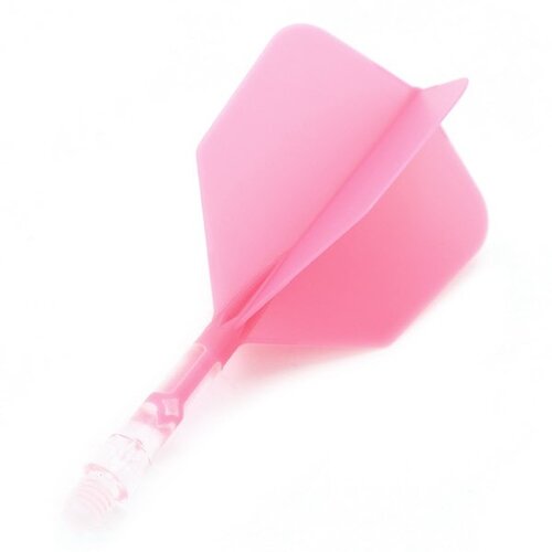 CUESOUL Cuesoul - ROST T19 Integrated Dart Flights - Big Wing - Pink Clear