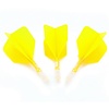 CUESOUL Cuesoul - ROST T19 Integrated Dart Flights - Big Wing - Yellow Clear