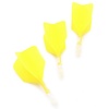 CUESOUL Cuesoul - ROST T19 Integrated Dart Flights - Big Wing - Yellow Clear