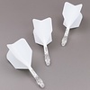 CUESOUL Cuesoul - ROST T19 Integrated Dart Flights - Big Wing - White Clear