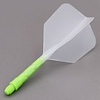 CUESOUL Cuesoul - ROST T19 Integrated Dart Flights - Big Wing - Clear Lime