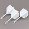 CUESOUL Cuesoul - ROST T19 Integrated Dart Flights - Big Wing - White Clear