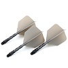 CUESOUL Cuesoul - ROST T19 Integrated Dart Flights - Big Wing - Grey Black