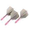 CUESOUL Cuesoul - ROST T19 Integrated Dart Flights - Big Wing - Grey Pink