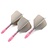 Cuesoul - ROST T19 Integrated Dart Flights - Big Wing - Grey Pink