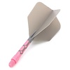 CUESOUL Cuesoul - ROST T19 Integrated Dart Flights - Big Wing - Grey Pink